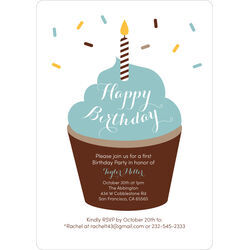 Birthday Cupcake Invitations